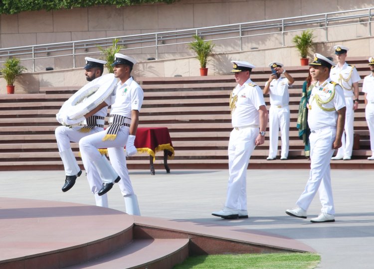 रॉयल ऑस्ट्रेलियाई नौसेना के प्रमुख वाइस एडमिरल मार्क हैमंड की भारत यात्रा