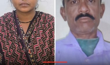 पत्नी ने कुल्हाड़ी से अपने सो रहे पति की हत्या कर दी.